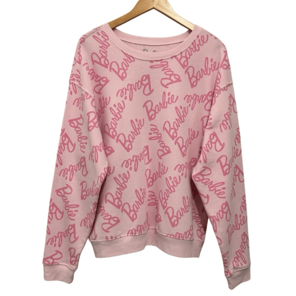 Barbie Mattel Sweatshirt Barbie Movie Pink Size XL - Picture 1 of 3
